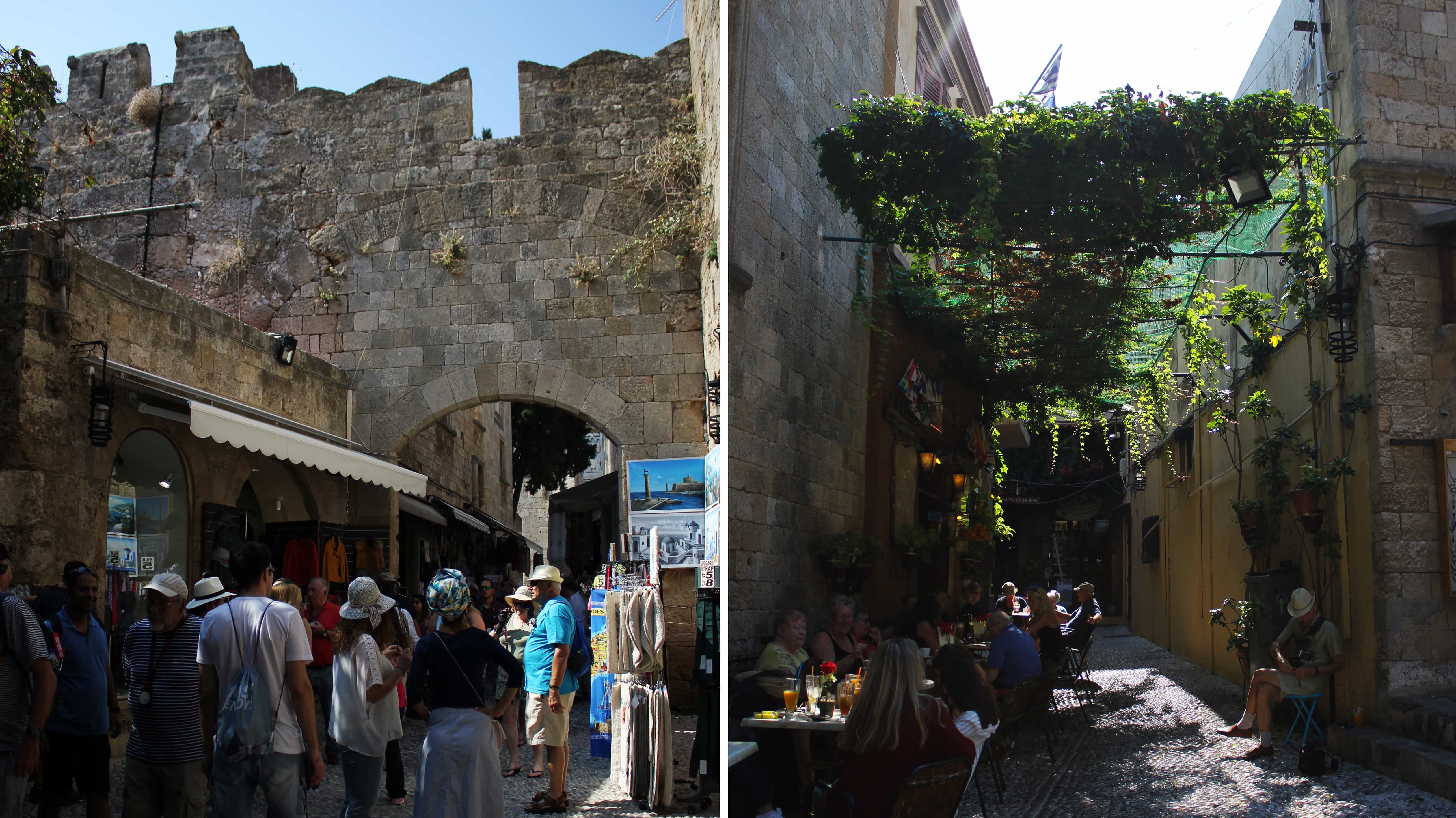 Markt in der Stadt Rhodos